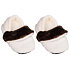 Thermo slippers beheizbare Hausschuhe weiß