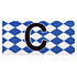 Diamond Kapitänsbinde blau-weiß