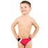 Bartek Jungen Badeshorts mit den Beinen rot-weiß