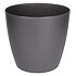 Ella Twist 'n' Roll dekorativer Blumentopf anthrazit