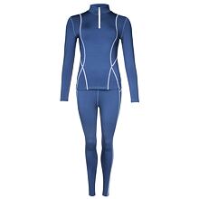 Women Warm Damen Thermounterwäsche sea blue