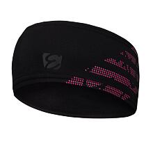 Stix Stirnband schwarz-rosa