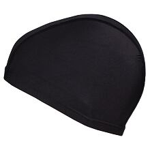 Polyester Cap Schwimmmütze schwarz