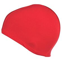Polyester Cap Schwimmmütze rot