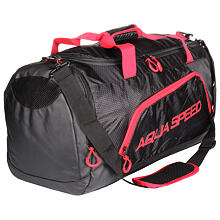 Duffle Bag L Sporttasche schwarz-rot