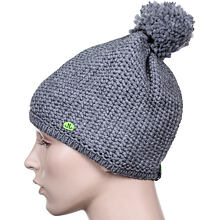 Solid Beanie Wintermütze für Damen grau