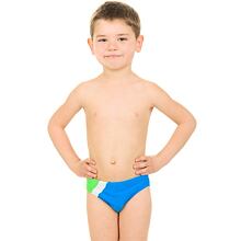 Bartek Jungen Badeshorts mit den Beinen blau-weiß