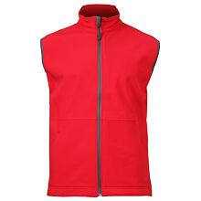 Vision Herrensoftshellvest rot