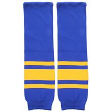 Motor Eishockeystutzen Senior blau-gelb