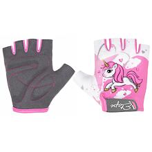 Tiny Fahrradhandschuhe für Kinder weiß-rosa