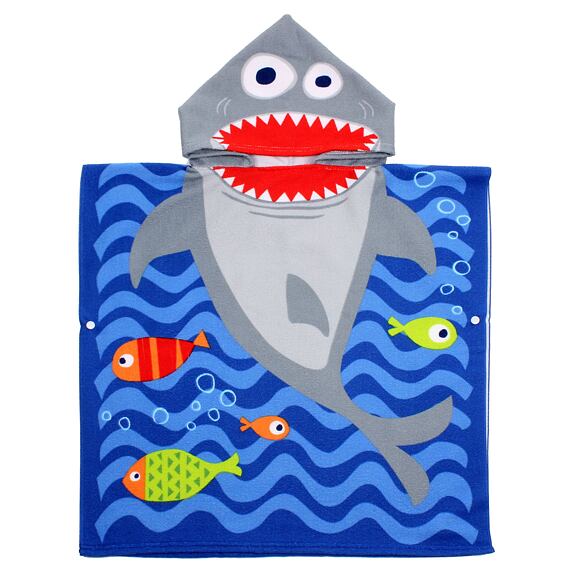 Shark dětské plážové pončo