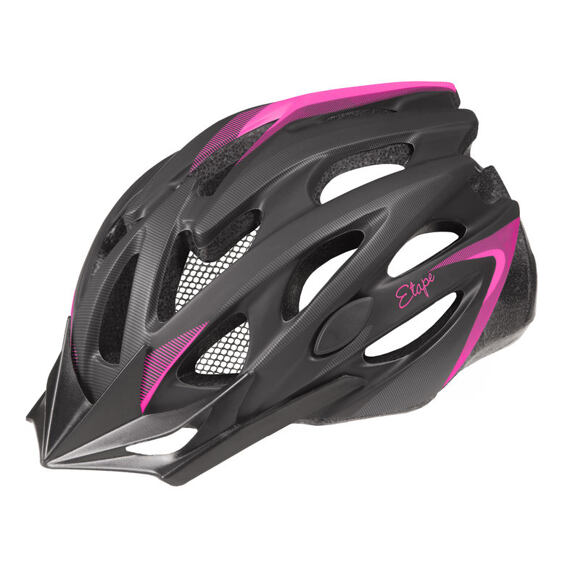Venus Fahrradhelm schwarz-rosa