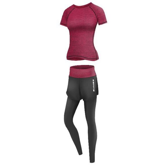 Runner Long 2W fitness set plum