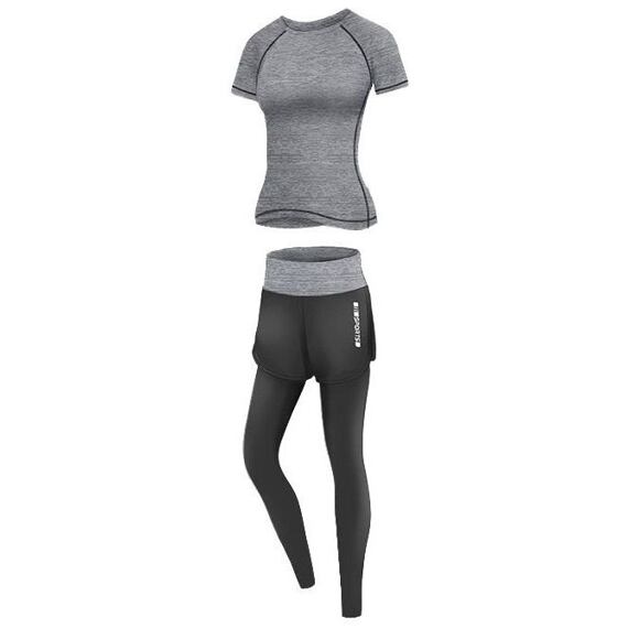 Runner Long 2W fitness set šedá
