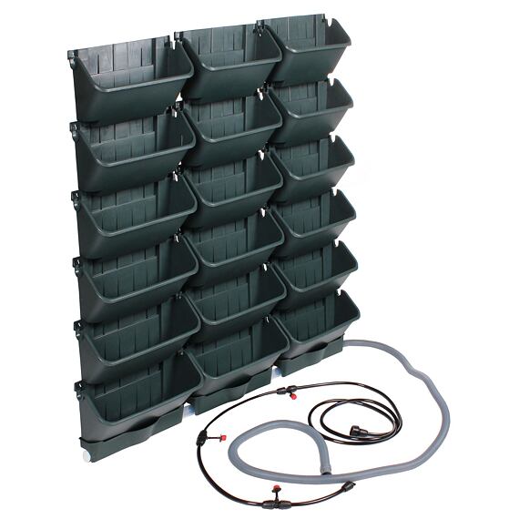 Wallnet Set plastové květináče na zeď se samozavlažováním