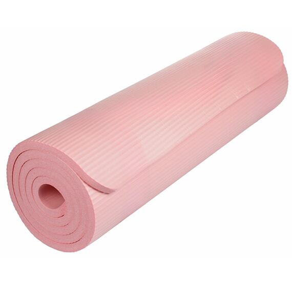 Yoga NBR 15 Mat podložka na cvičení růžová