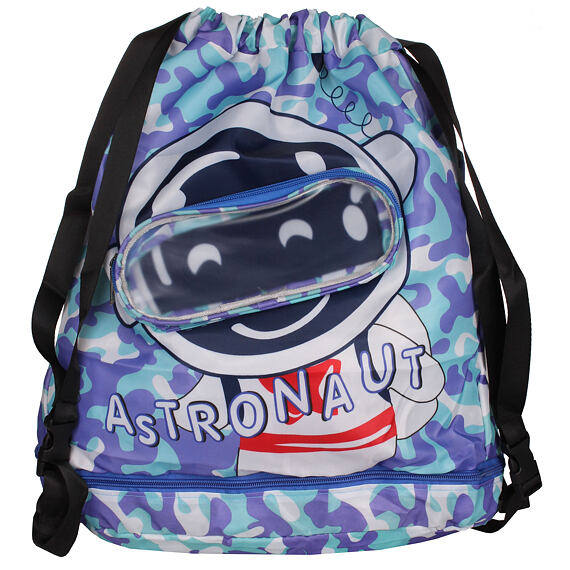 Astronaut plavecký batoh modrá
