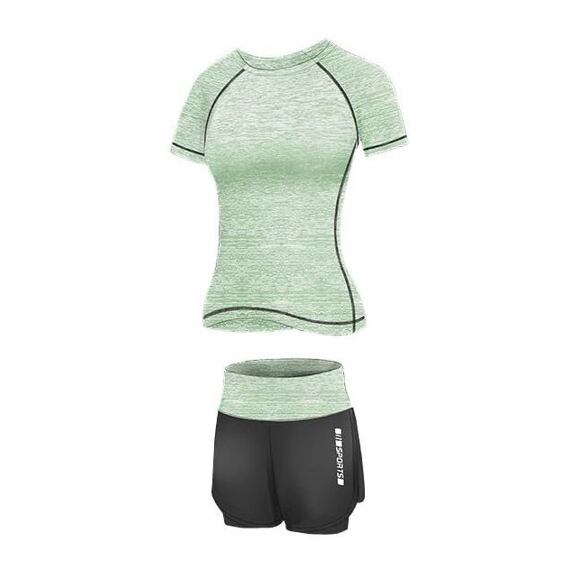 Runner Short 2W fitness set zelená