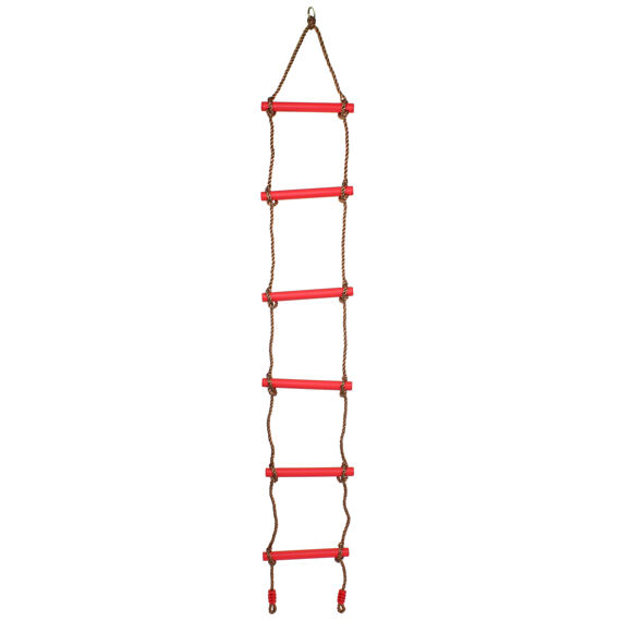 Tarzan provazový žebřík červená