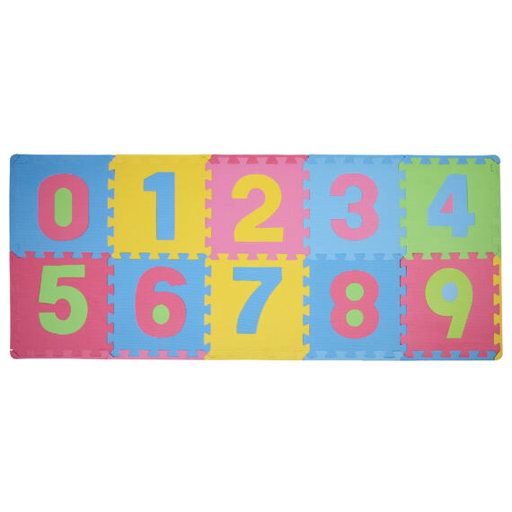 Čísla 3 pěnové puzzle