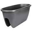 Balconia OVI balkónový květináč antracitová, délka 60 cm