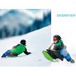 Skidrifter Kunststoff Skibob monster rosa