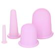 Cups 4Pack Silikon Vakuum Massagegerät violett