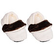 Thermo slippers beheizbare Hausschuhe weiß