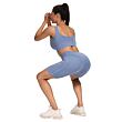 Yoga Sporty krátké sportovní legíny modrá