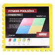 Colored Puzzle fitness podložka žlutá