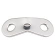 Double Eye Seil Schnalle silber