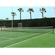 Deluxe TN50G Tennisnetz grün