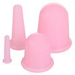 Cups 4Pack Silikon Vakuum Massagegerät rosa