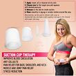 Cups 4Pack masážní silikonové baňky zelená