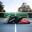 Tour Racquet Bag XL BKWH Schlägertasche schwarz-weiß