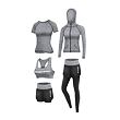 Runner 5W fitness set grau