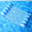 Float Stripe nafukovací lehátko modrá