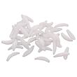 Bait Soft Worms  künstlichen Gummiwürmer 50 Stück weiß