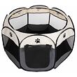 Pet Octagonal ohrádka pro psy bílá-šedá