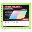 Colored Puzzle fitness podložka zelená